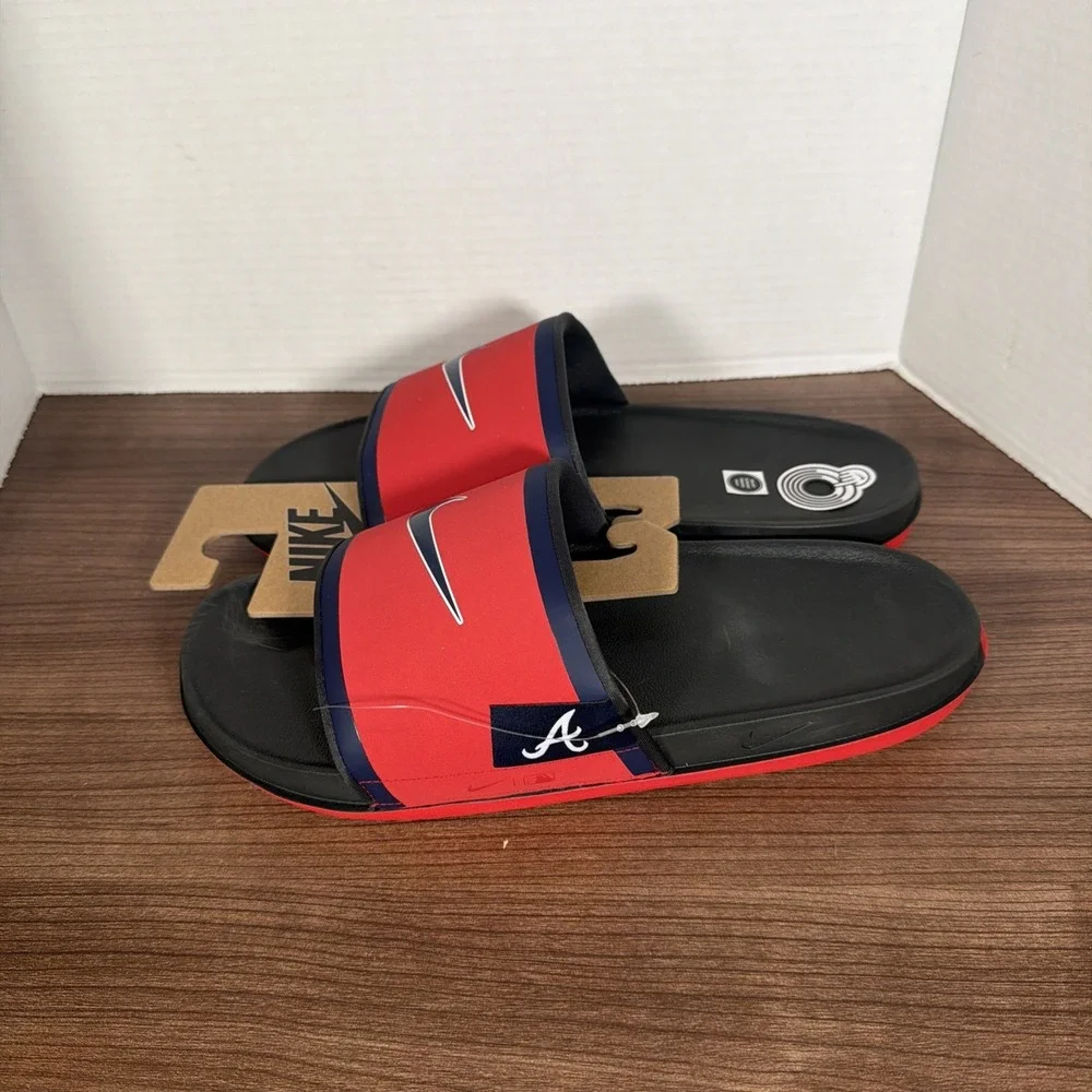 Nike Offcourt Slide x MLB 'Atlanta Braves' FN2695-600 size 13